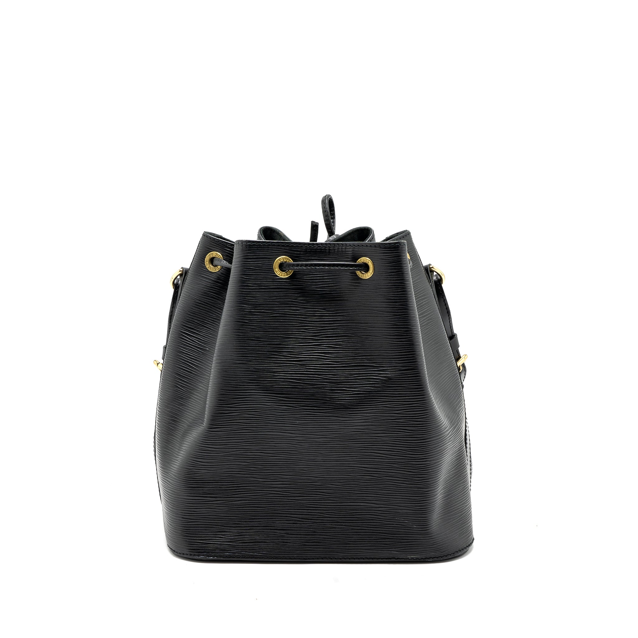 AAA Replica Louis Vuitton LV PETIT NOE EPI LEATHER BLACK GHW