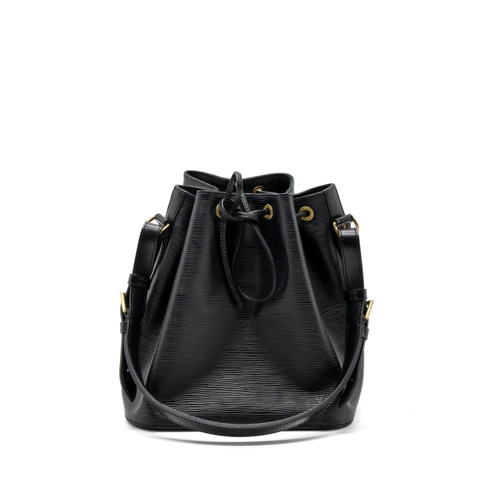 AAA Replica Louis Vuitton LV PETIT NOE EPI LEATHER BLACK GHW