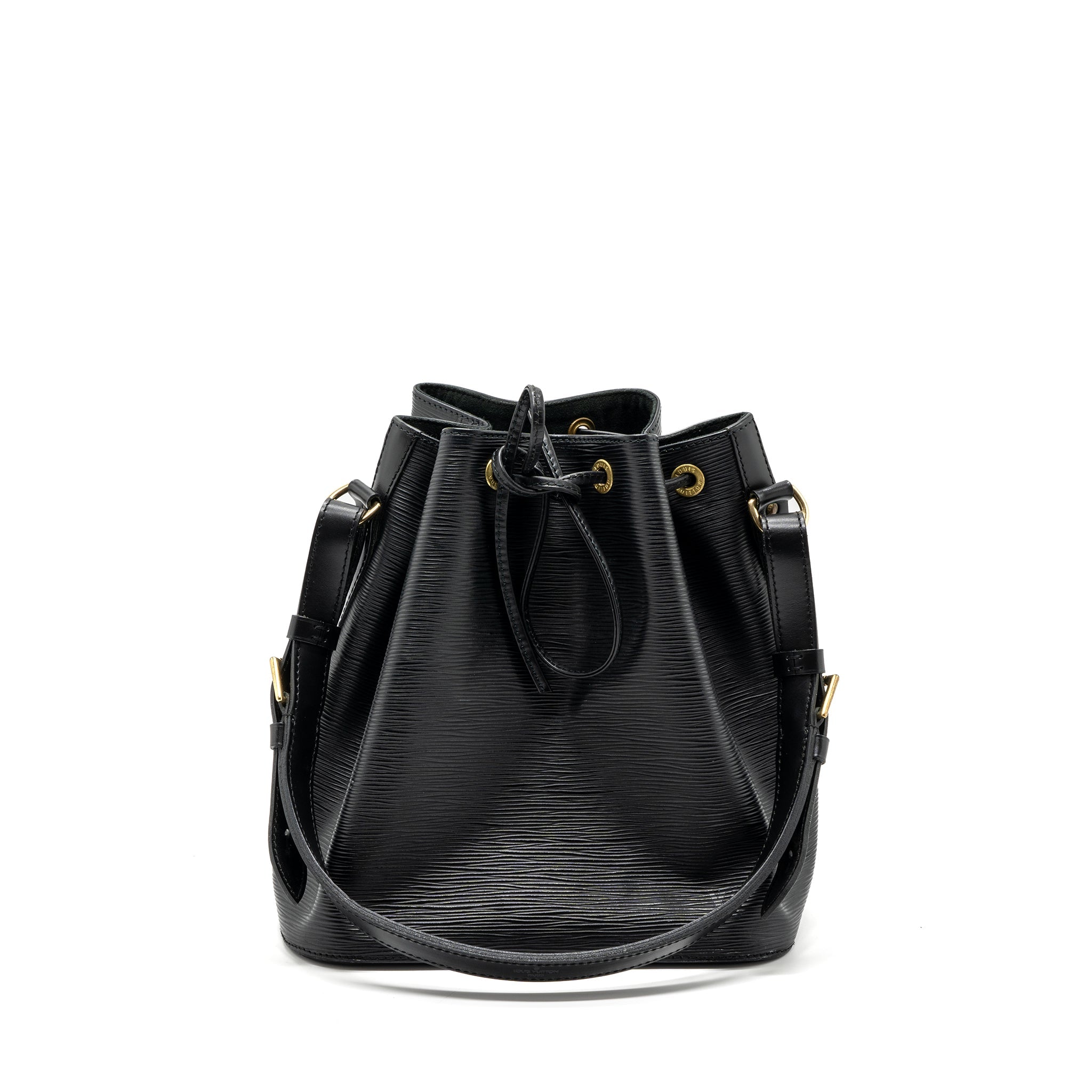 AAA Replica Louis Vuitton LV PETIT NOE EPI LEATHER BLACK GHW