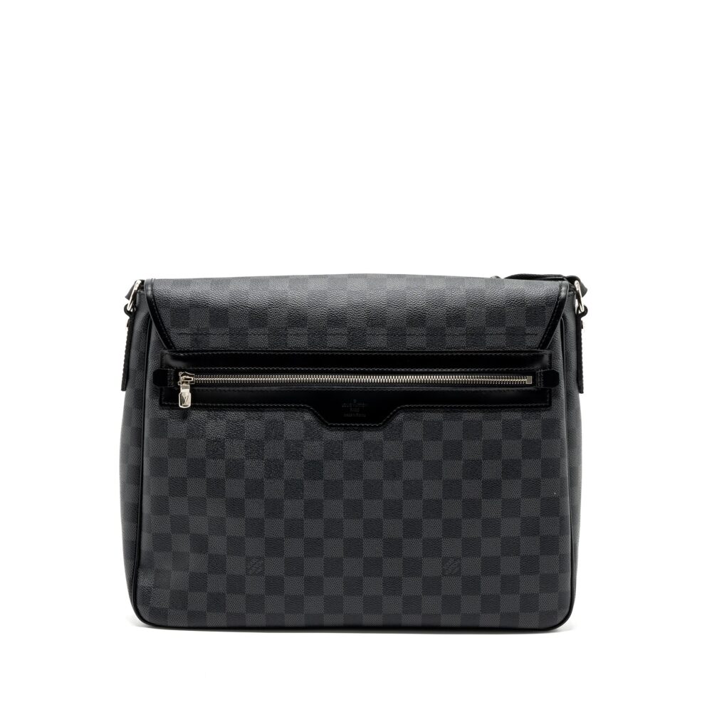 AAA Replica Louis Vuitton LV LARGE MESSANGER BAG DAMIER GRAPHITE CANVAS SHW
