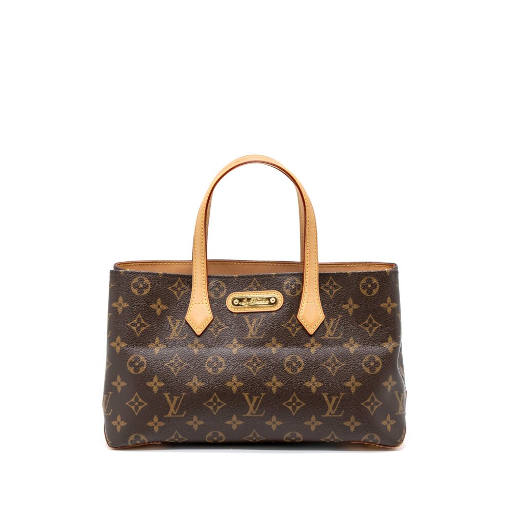 AAA Replica Louis Vuitton LV WILSHIRE PM TOTE BAG MONOGRAM CANVAS GHW
