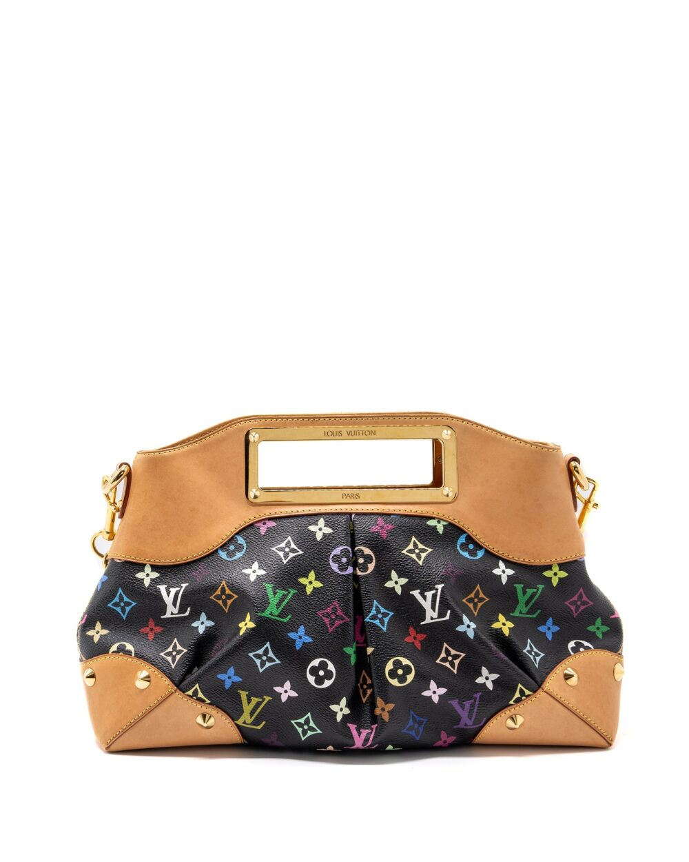 AAA Replica Louis Vuitton LV JUDY MM MULTICOLOR MONOGRAM BLACK GHW