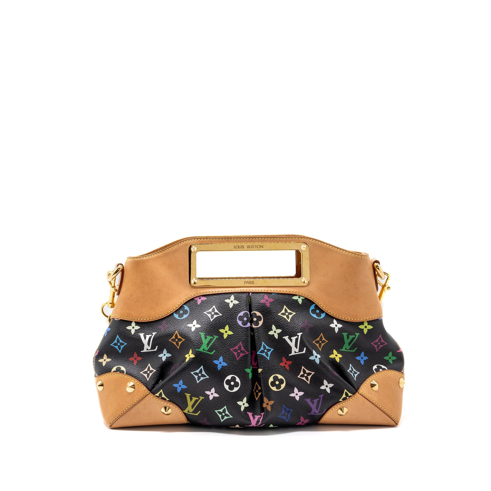 AAA Replica Louis Vuitton LV JUDY MM MULTICOLOR MONOGRAM BLACK GHW