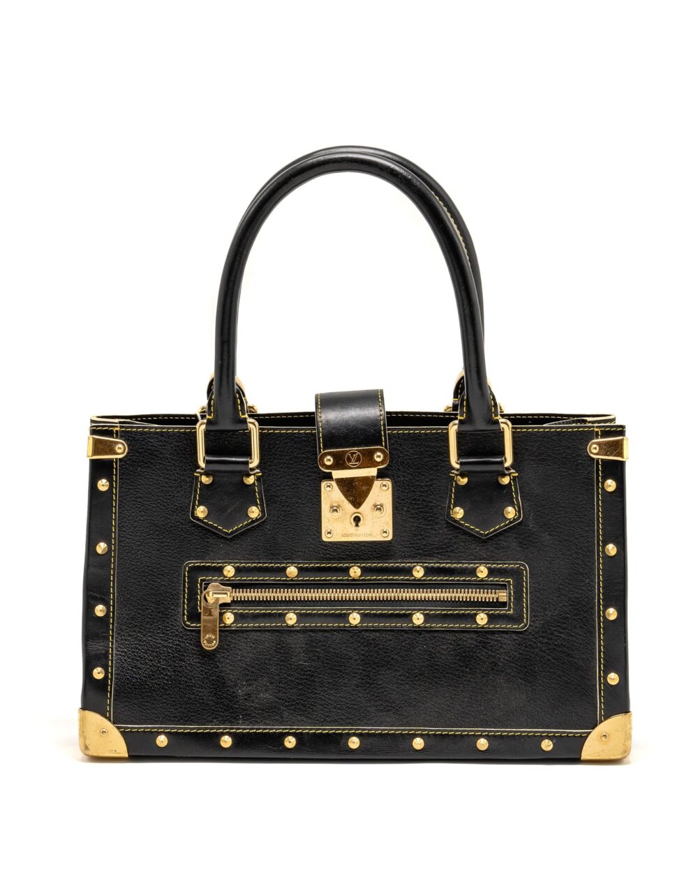 AAA Replica Louis Vuitton LV VINTAGE SHOULDER BAG BLACK GHW