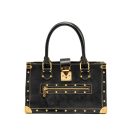 AAA Replica Louis Vuitton LV VINTAGE SHOULDER BAG BLACK GHW