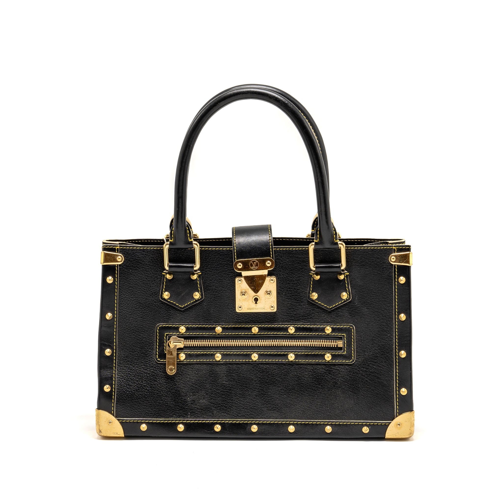 AAA Replica Louis Vuitton LV VINTAGE SHOULDER BAG BLACK GHW