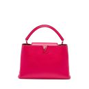 AAA Replica Louis Vuitton LV CAPUCINES TAURILLON HOT PINK SHW