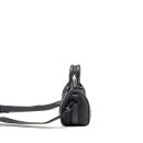 AAA Replica Louis Vuitton LV KEEPALL BANDOULIERE 25 MONOGRAM TAURILLON LEATHER BLACK WITH BLACK HARDWARE
