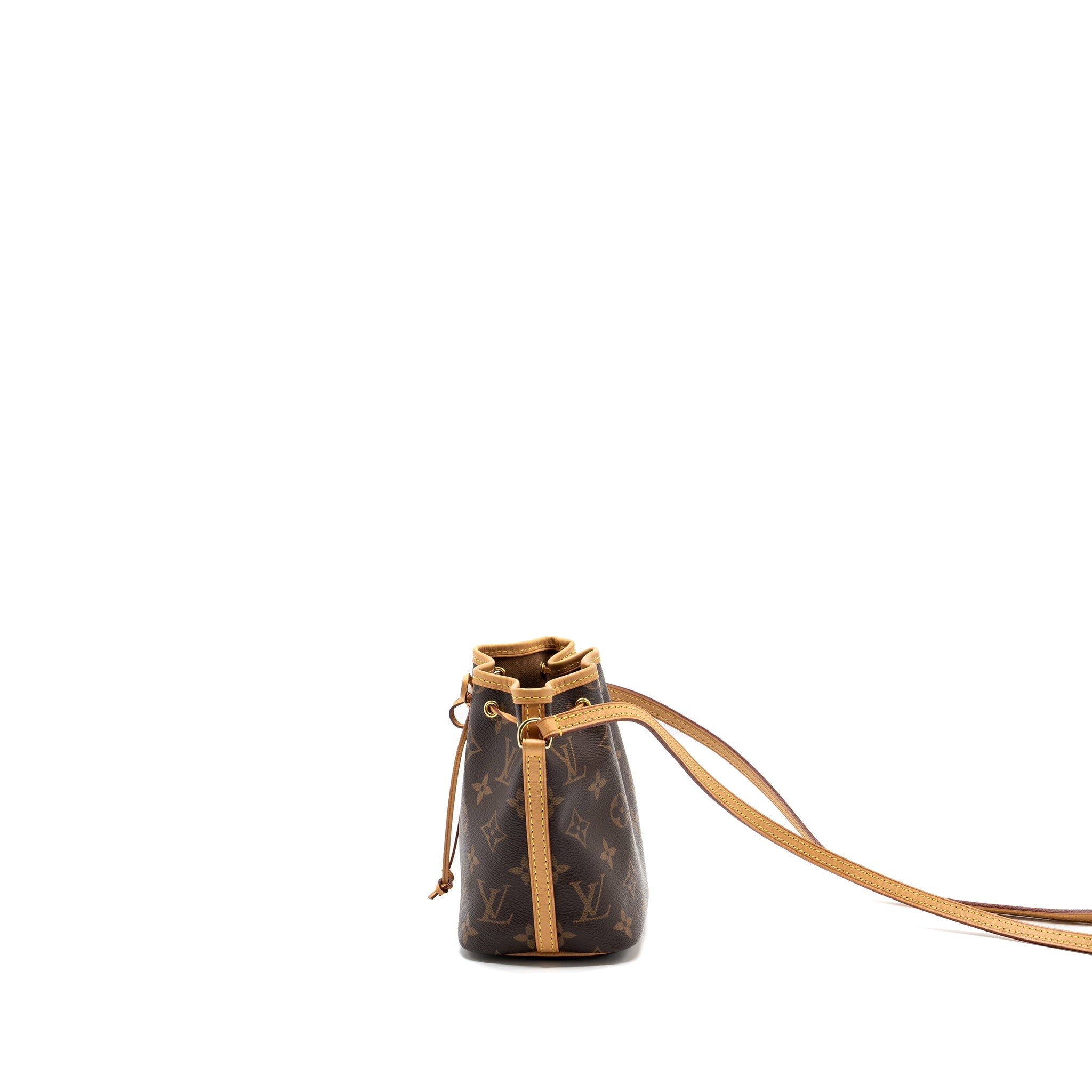 AAA Replica Louis Vuitton LV NANO NOE MONOGRAM CANVAS GHW