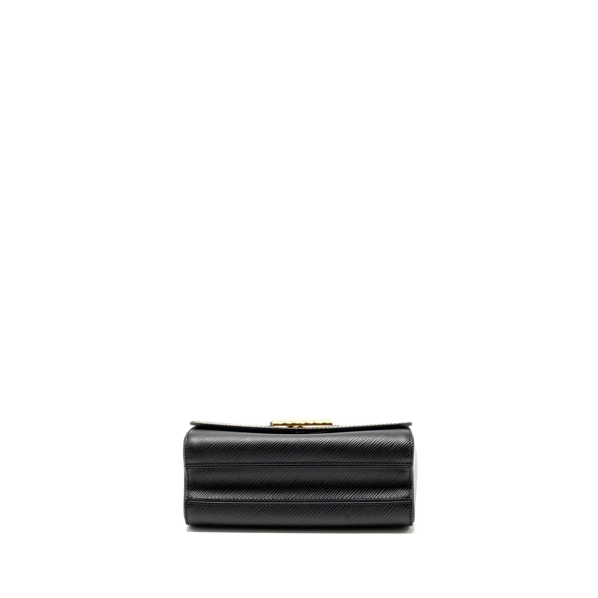 AAA Replica Louis Vuitton LV TWIST MM EPI BLACK GHW