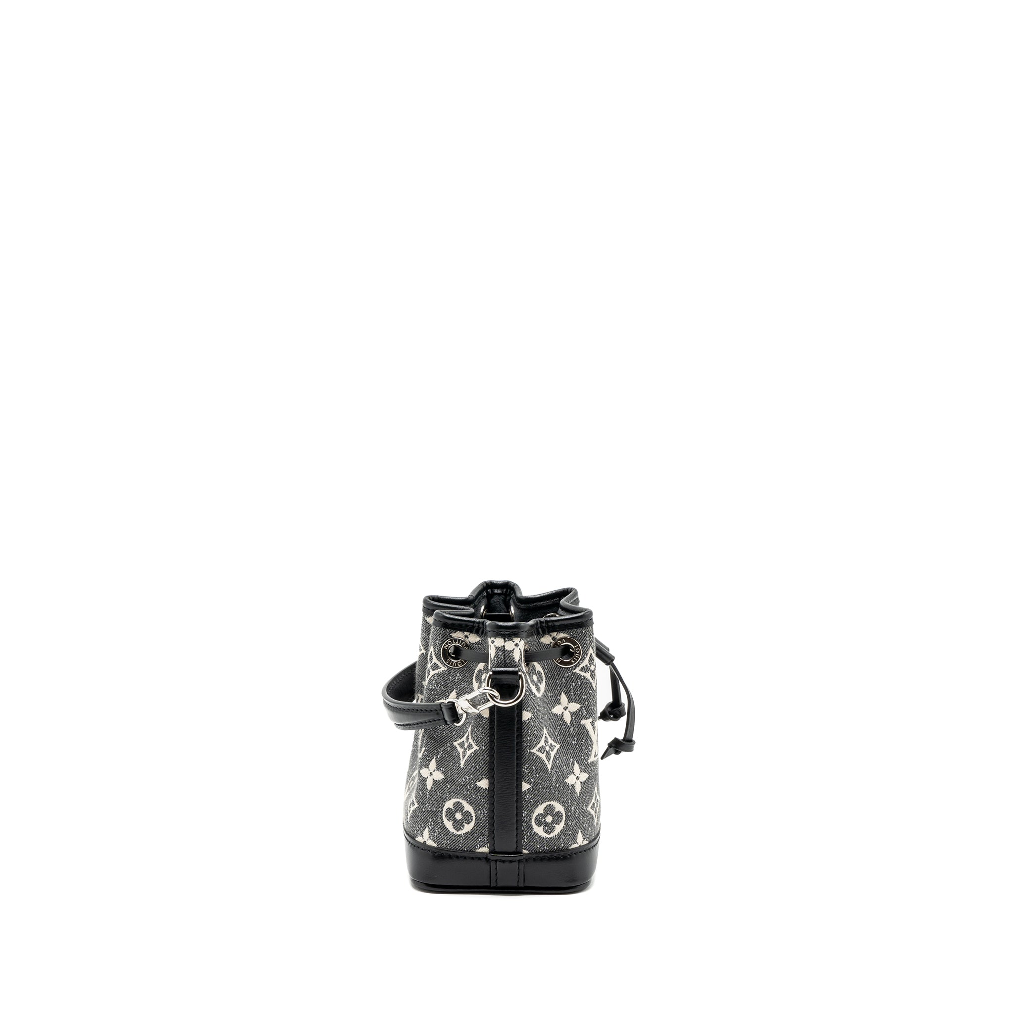 AAA Replica Louis Vuitton LV NANO NOE JACQUARD DENIM BLACK MULTICOLOUR SHW (NEW VERSION)