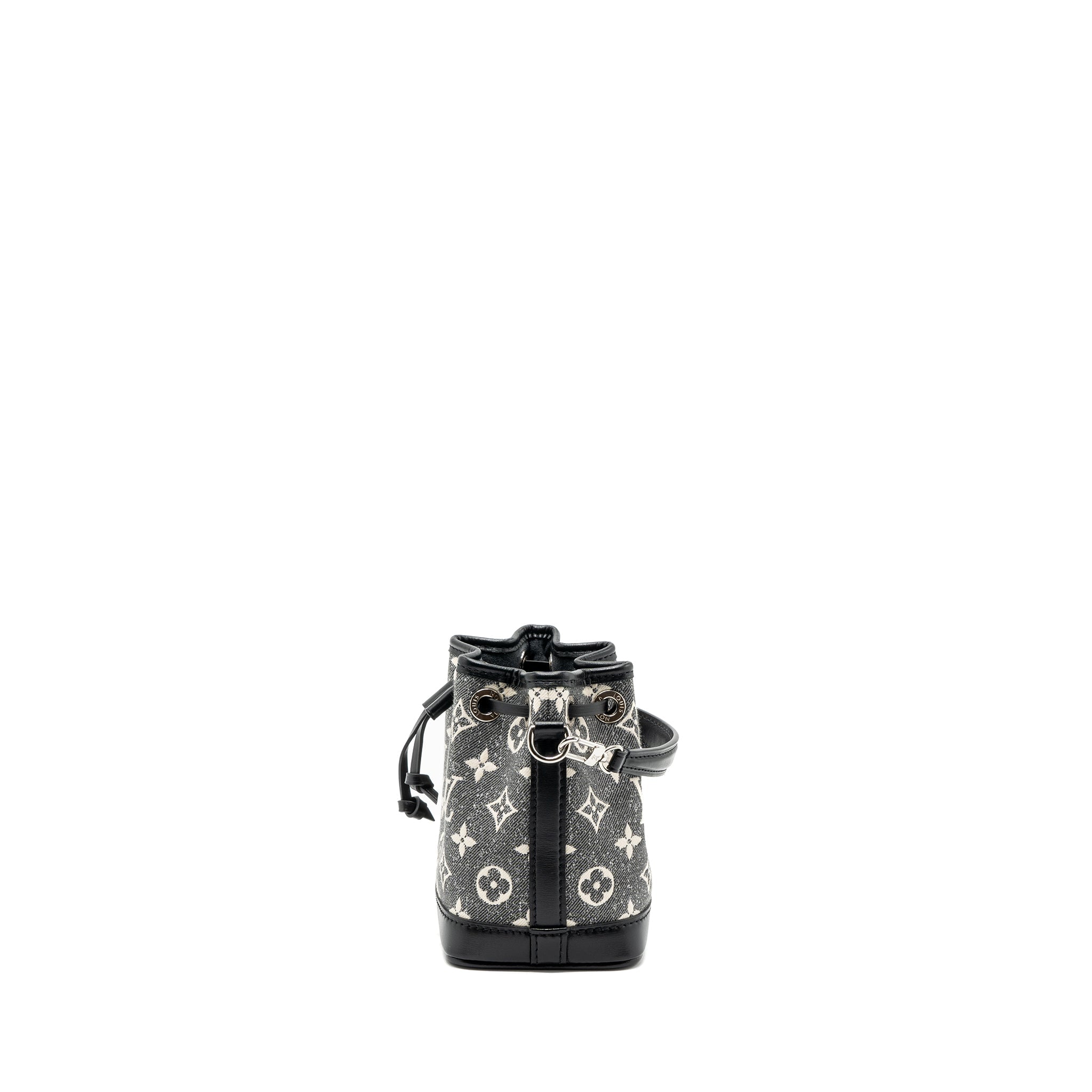 AAA Replica Louis Vuitton LV NANO NOE JACQUARD DENIM BLACK MULTICOLOUR SHW (NEW VERSION)