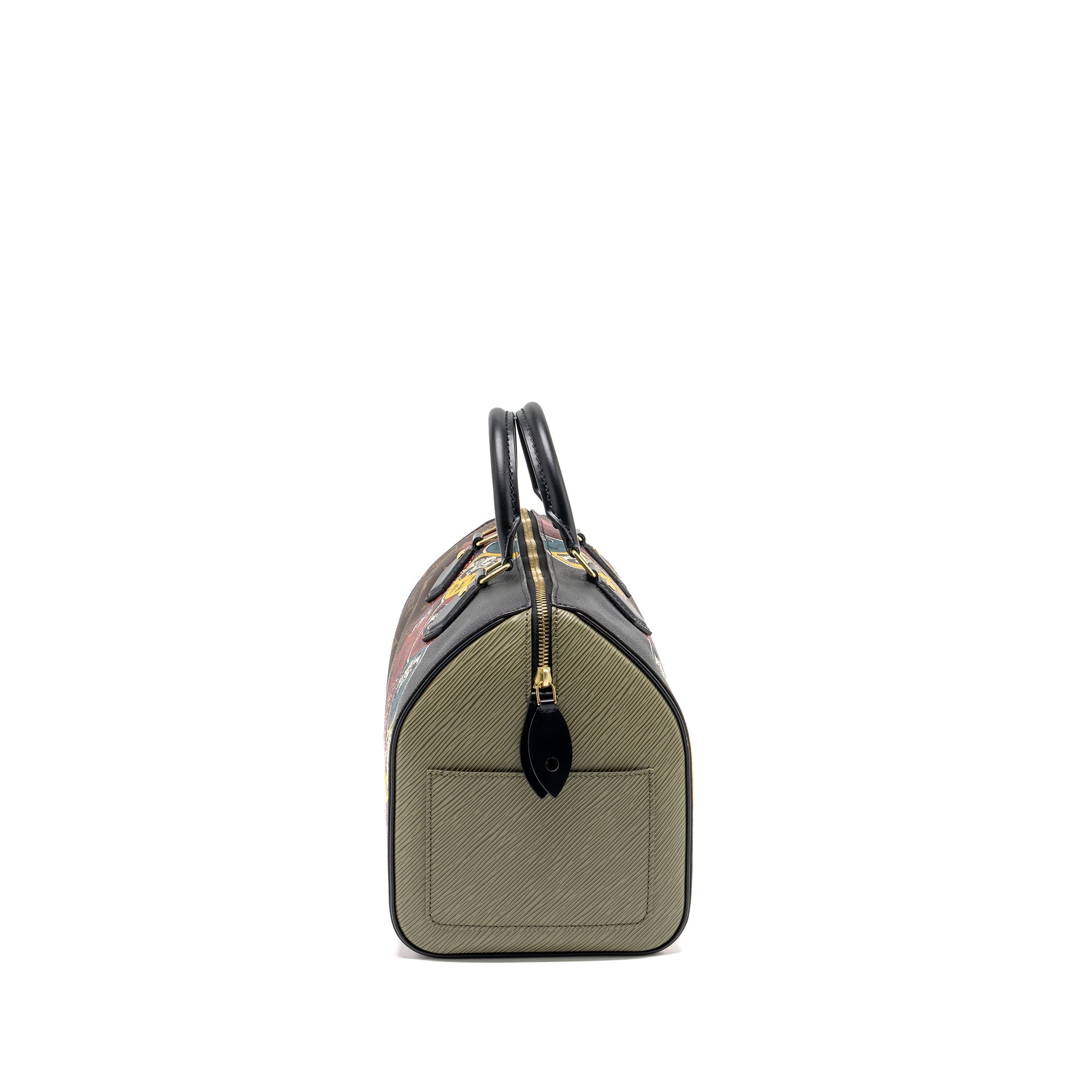 AAA Replica Louis Vuitton LV KABUKI LIMITED EDITION SPEEDY 30 MONOGRAM CANVAS/EPI MULTICOLOUR GHW