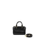 AAA Replica Louis Vuitton LV NANO SPEEDY MONOGRAM EMPREINTE BLACK GHW(NEW VERSION)