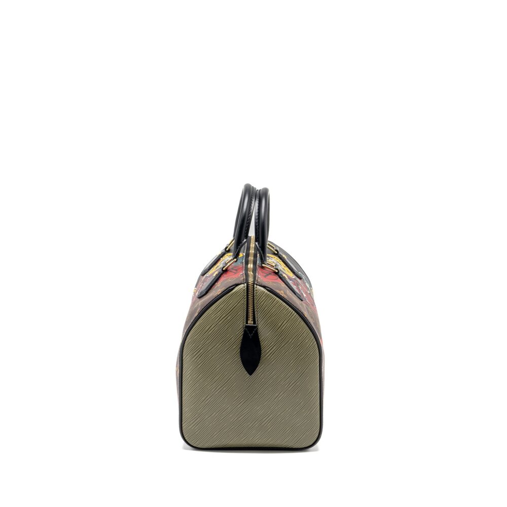 AAA Replica Louis Vuitton LV KABUKI LIMITED EDITION SPEEDY 30 MONOGRAM CANVAS/EPI MULTICOLOUR GHW