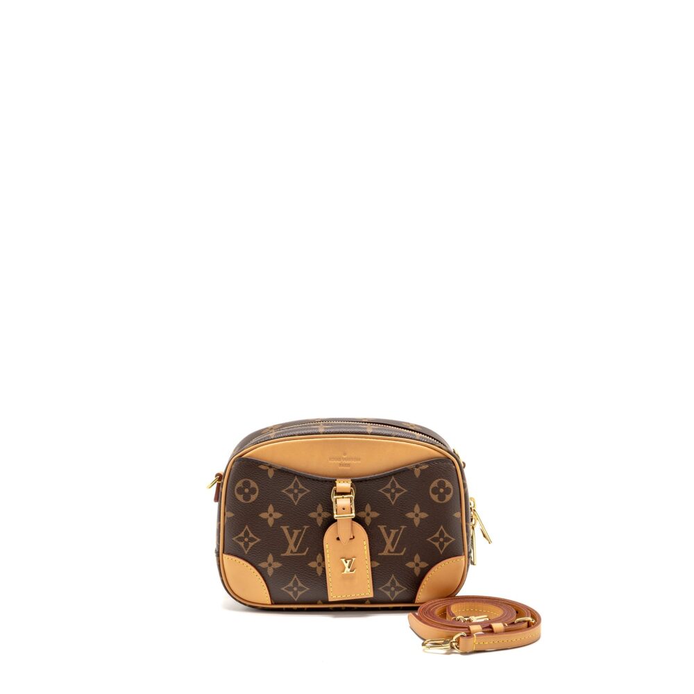 AAA Replica Louis Vuitton LV MINI DEAUVILLE SHOULDER BAG MONOGRAM CANVAS GHW