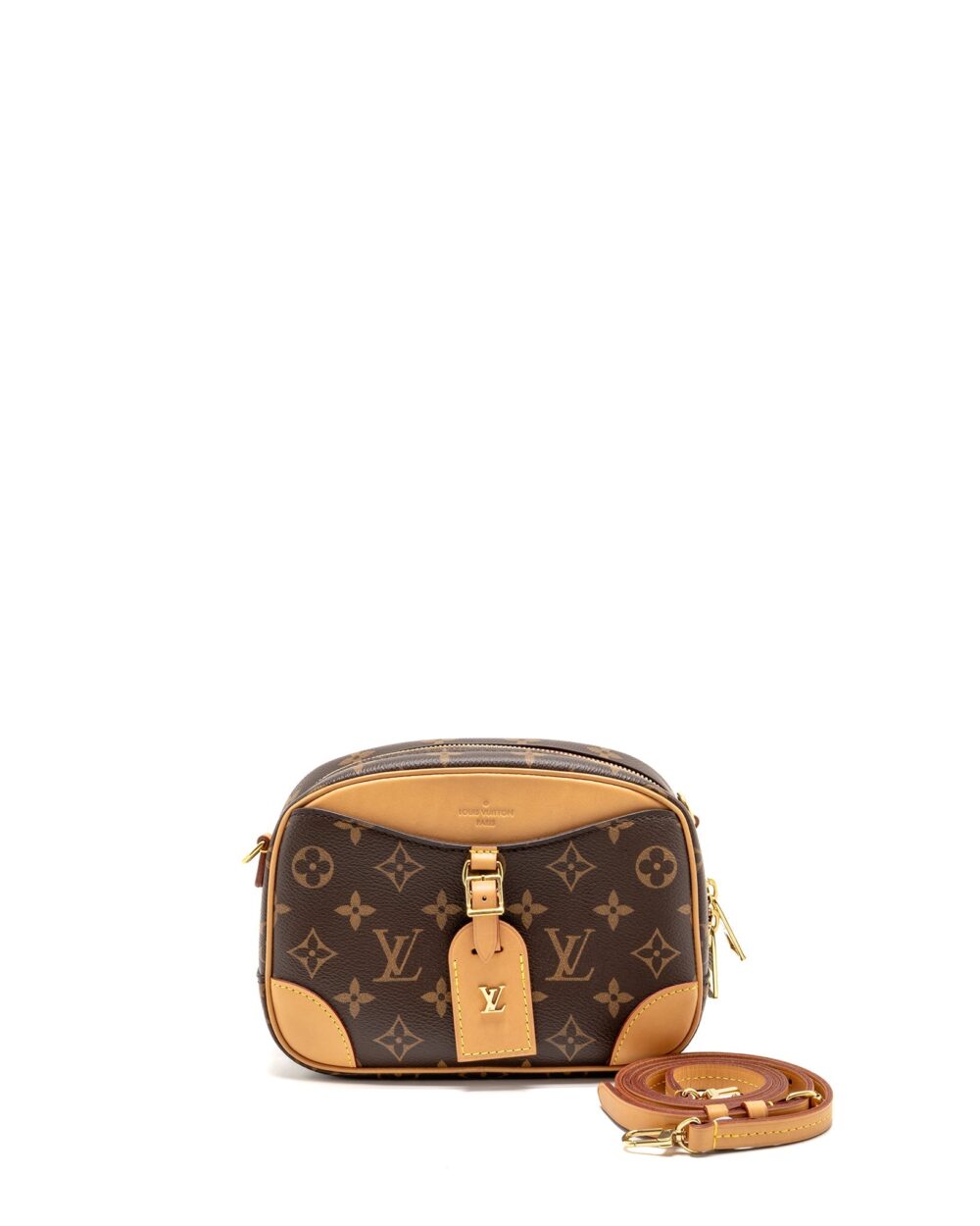AAA Replica Louis Vuitton LV MINI DEAUVILLE SHOULDER BAG MONOGRAM CANVAS GHW