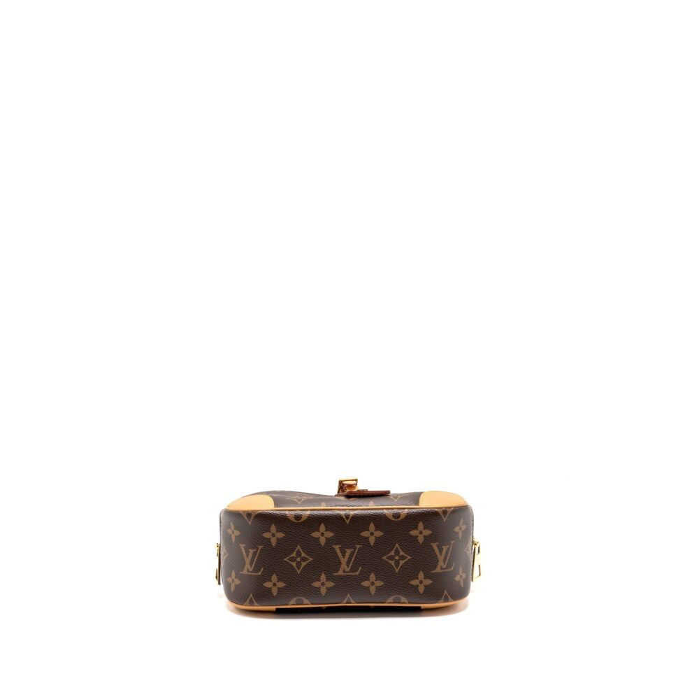 AAA Replica Louis Vuitton LV MINI DEAUVILLE SHOULDER BAG MONOGRAM CANVAS GHW