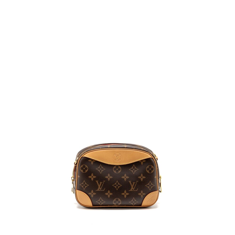 AAA Replica Louis Vuitton LV MINI DEAUVILLE SHOULDER BAG MONOGRAM CANVAS GHW