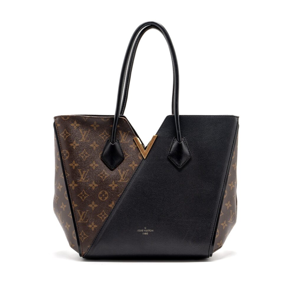 AAA Replica Louis Vuitton LV KIMONO TOTE BAG LEATHER / MONOGRAM CANVAS GHW
