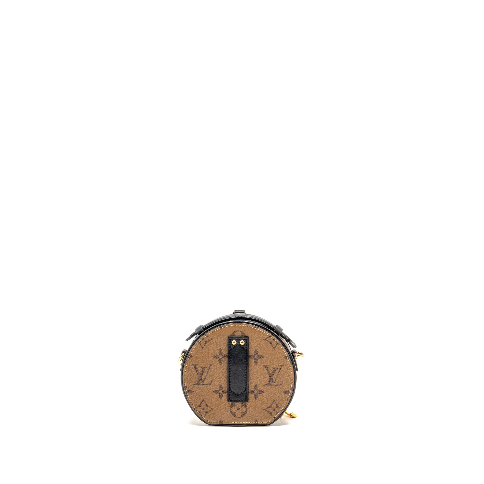 AAA Replica Louis Vuitton LV MINI BOITE CHAPEAU MONOGRAM REVERSE CANVAS GHW