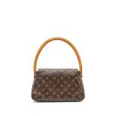 AAA Replica Louis Vuitton LV VINTAGE MINI LOOPING SHOULDER BAG MONOGRAM CANVAS GHW