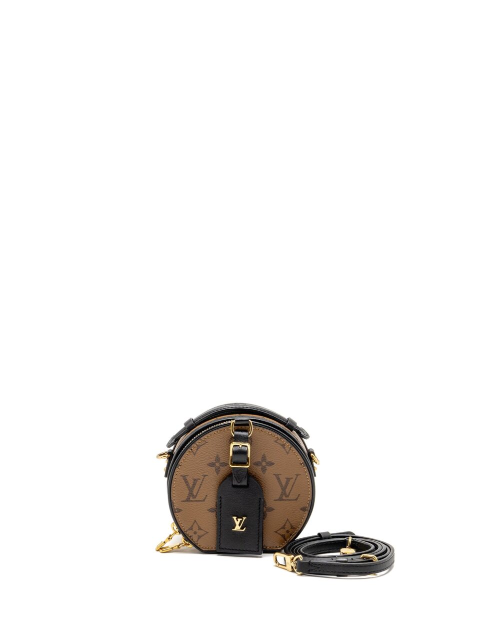 AAA Replica Louis Vuitton LV MINI BOITE CHAPEAU MONOGRAM REVERSE CANVAS GHW