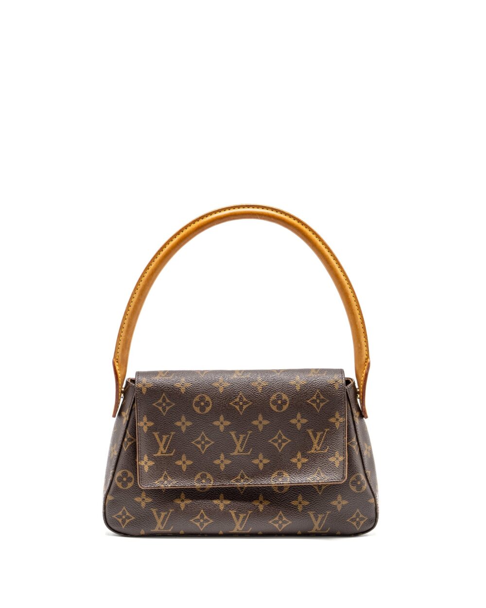 AAA Replica Louis Vuitton LV VINTAGE MINI LOOPING SHOULDER BAG MONOGRAM CANVAS GHW