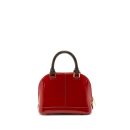 AAA Replica Louis Vuitton LV ALMA BB LIMITED EDITION VERNI MIROIR PATENT RED/MONOGRAM CANVAS GHW