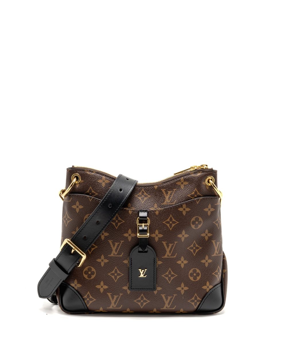 AAA Replica Louis Vuitton LV ODEON PM BAG MONOGRAM CANVAS BLACK GHW