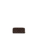 AAA Replica Louis Vuitton LV CLEMENCE LONG WALLET MONOGRAM CANVAS ROSE BALLERINE GHW