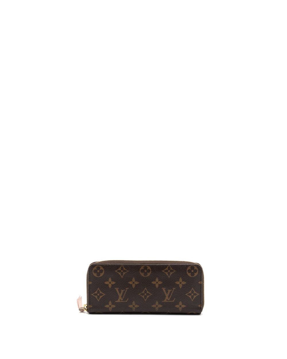 AAA Replica Louis Vuitton LV CLEMENCE LONG WALLET MONOGRAM CANVAS ROSE BALLERINE GHW
