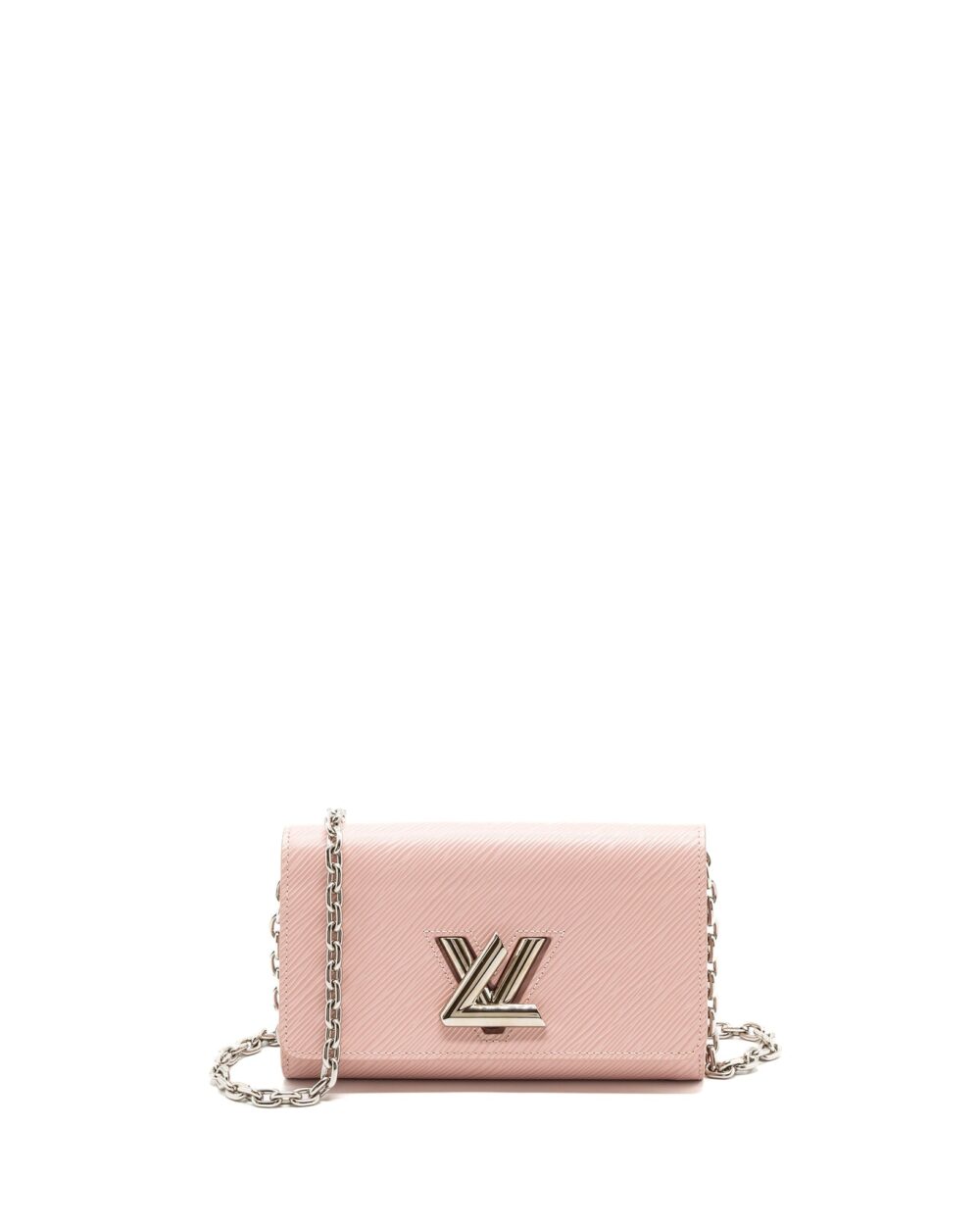 AAA Replica Louis Vuitton LV TWIST CHAIN POUCH EPI ROSE BALLERINE SHW