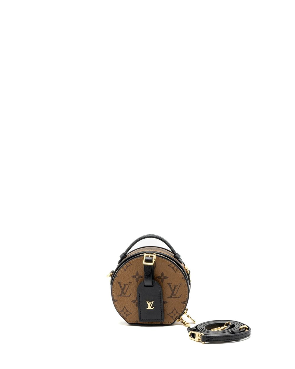 AAA Replica Louis Vuitton LV MINI BOITE CHAPEAU MONOGRAM REVERSE CANVAS GHW