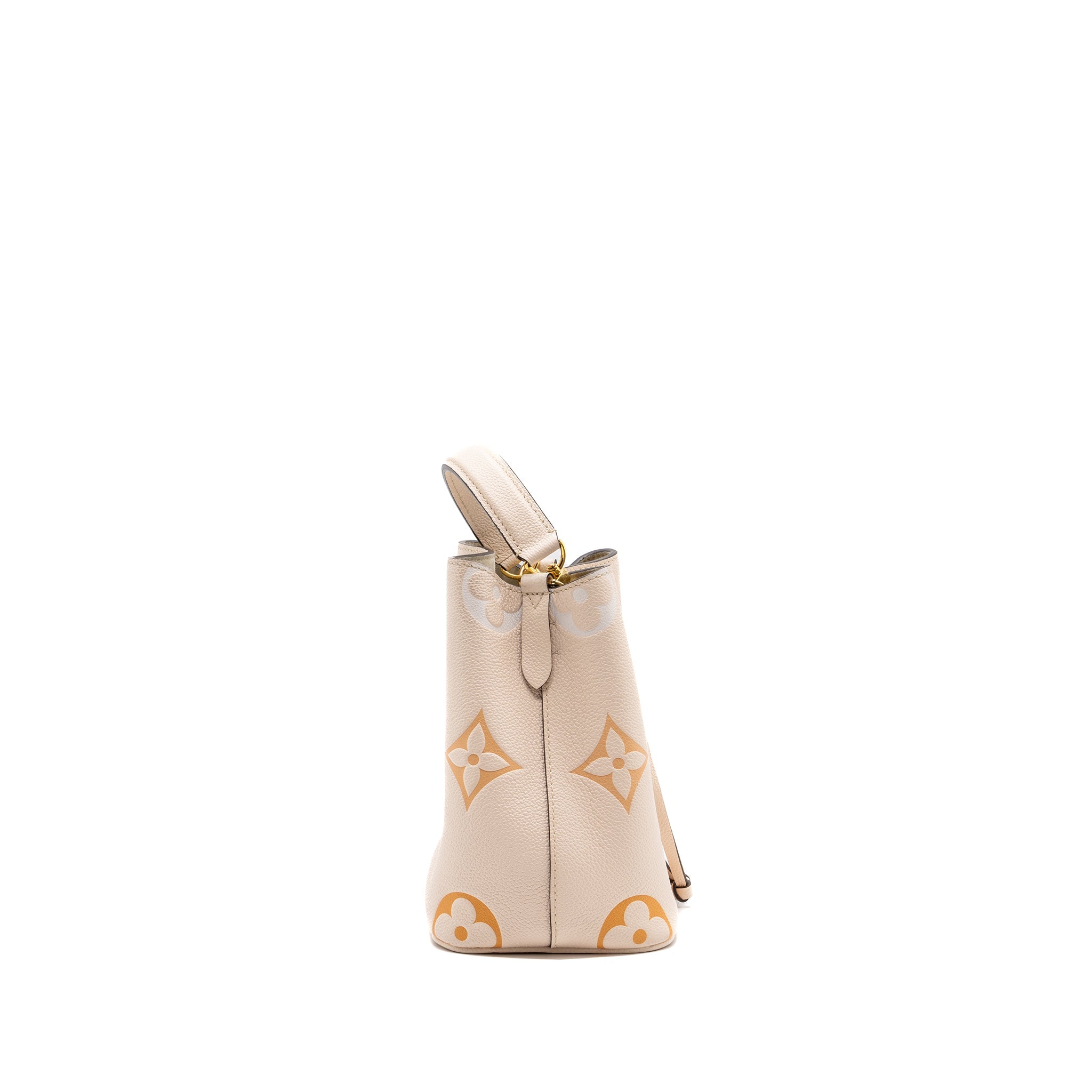 AAA Replica Louis Vuitton LV NEONOE BB EMPREINTE CREAM/ MULTICOLOUR GHW