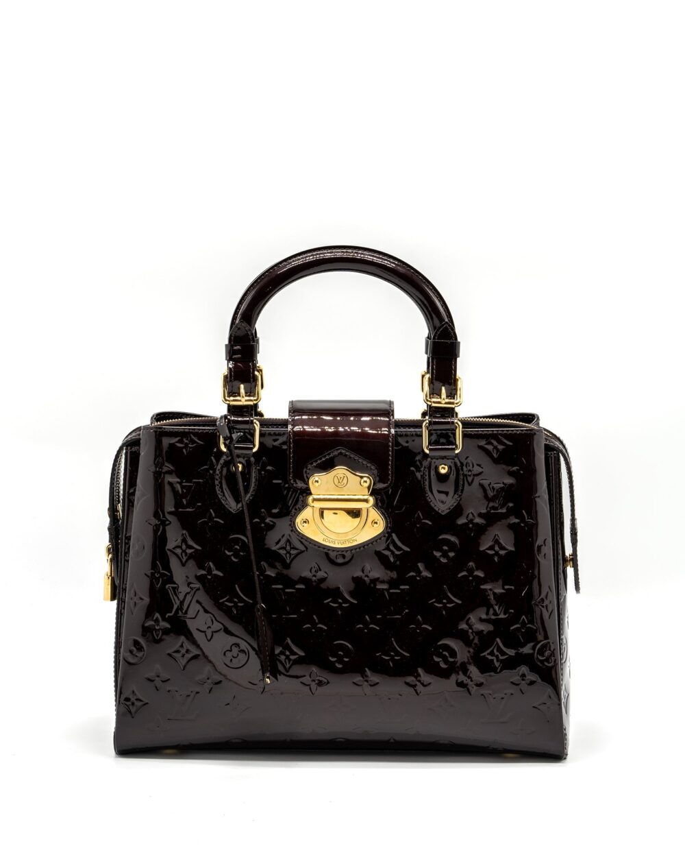 AAA Replica Louis Vuitton LV LARGE ZIP TOTE BAG PATENT LEATHER AMATANTE GHW