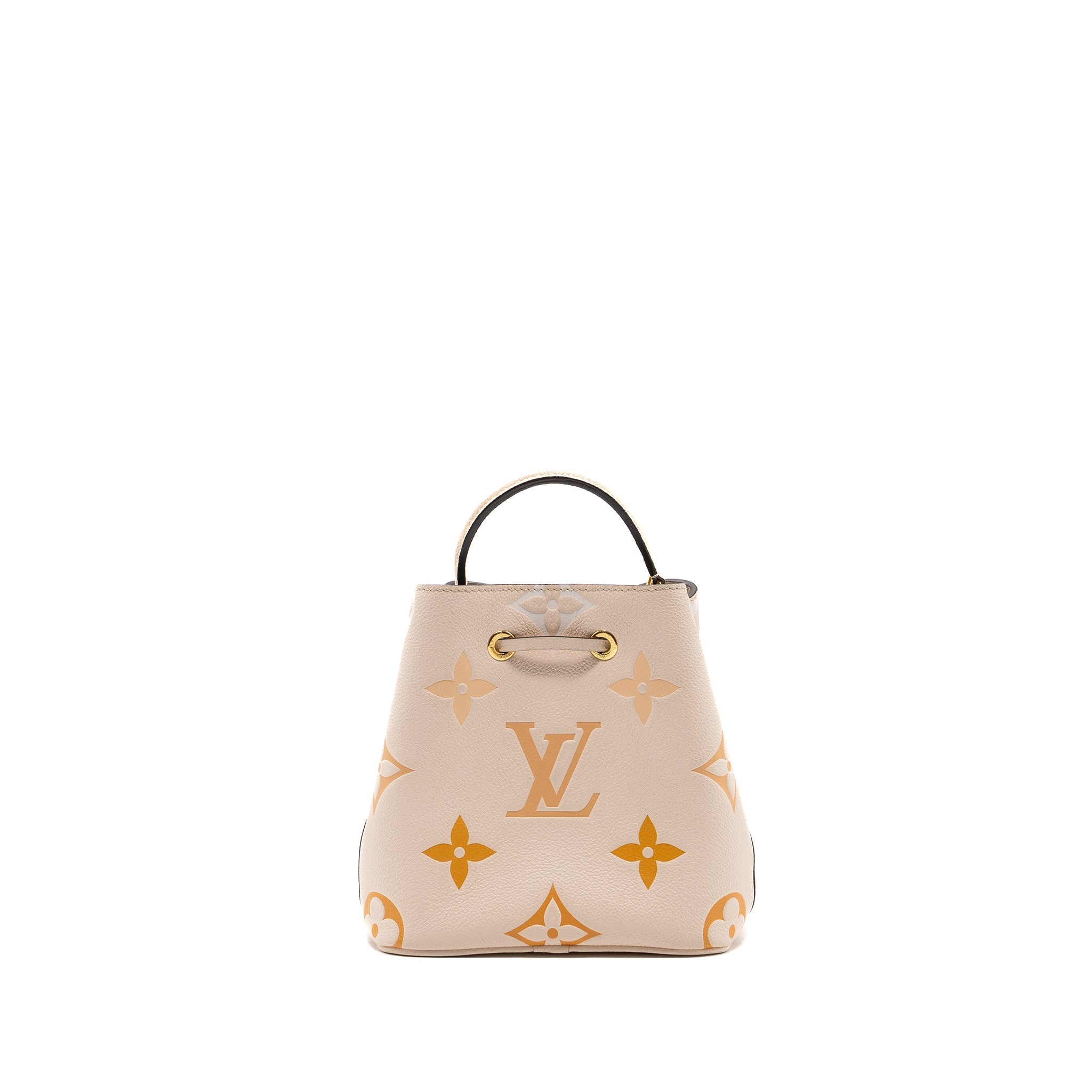 AAA Replica Louis Vuitton LV NEONOE BB EMPREINTE CREAM/ MULTICOLOUR GHW