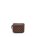 AAA Replica Louis Vuitton LV VINTAGE SQUARE SHOULDER BAG DAMIER EBENE GHW