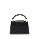 AAA Replica Louis Vuitton LV CAPUCINES MM TAURILLON LEATHER BLACK GHW