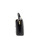 AAA Replica Louis Vuitton LV CAPUCINES BB WITH MONOGRAM FLOWER EMBELLISHMENTS TAURILLON BLACK GHW