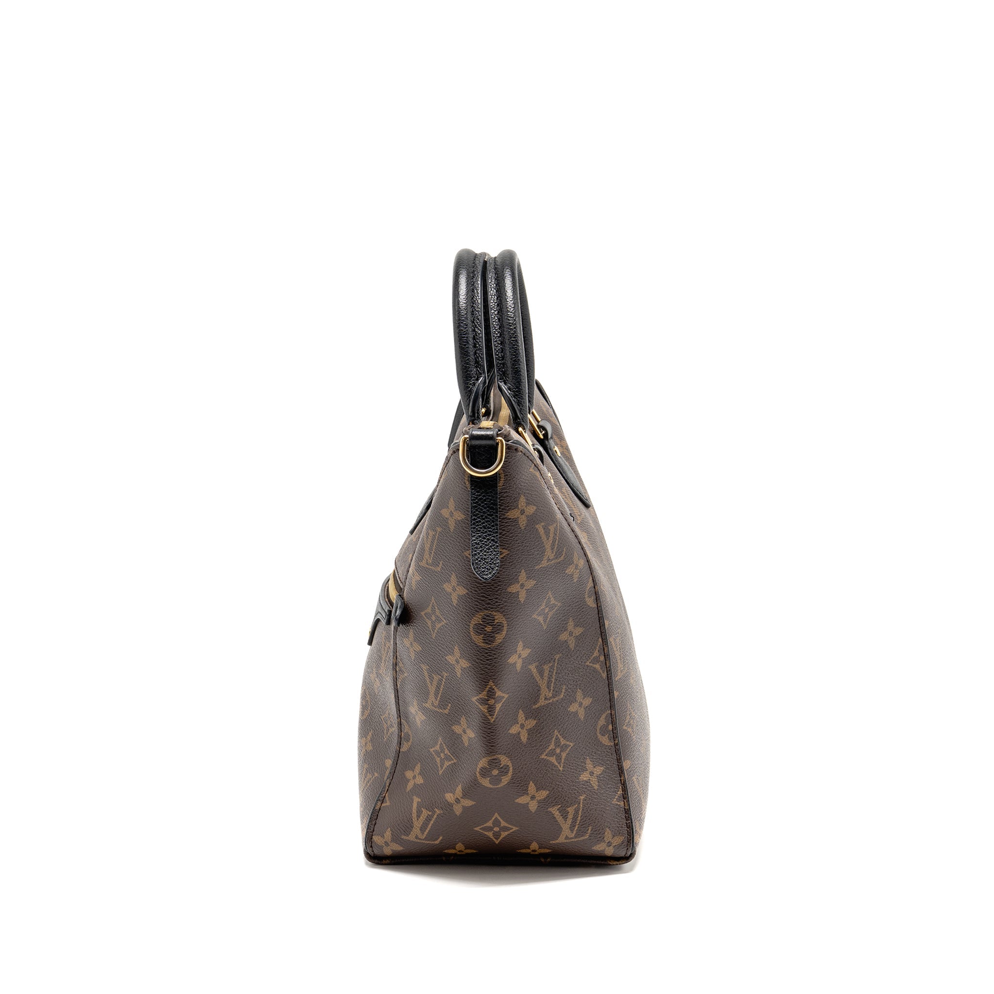 AAA Replica Louis Vuitton LV TOURNELLE PM MONOGRAM CANVAS BLACK GHW