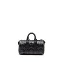 AAA Replica Louis Vuitton LV KEEPALL XS MONOGRAM SEAL COWHIDE LEATHER SO BLACK