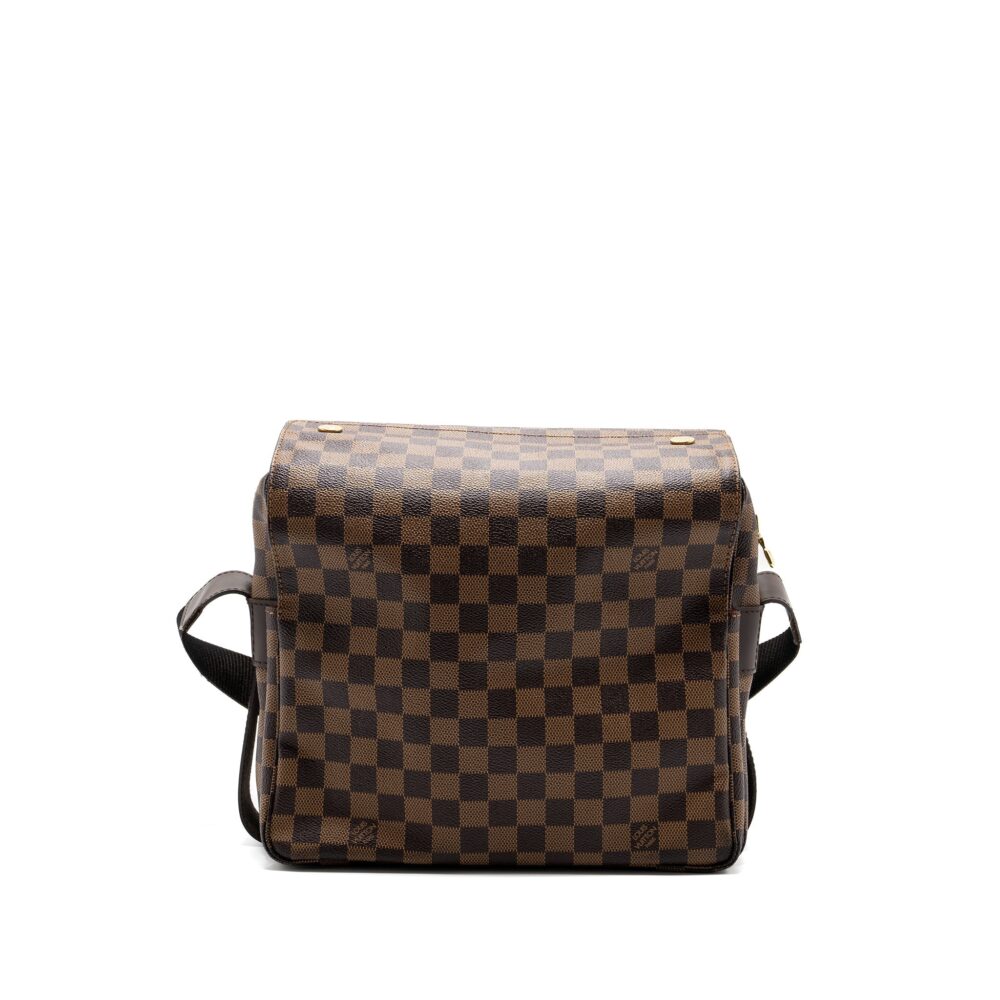AAA Replica Louis Vuitton LV MESSENGER CROSSBODY BAG DAMIER EBENE GHW
