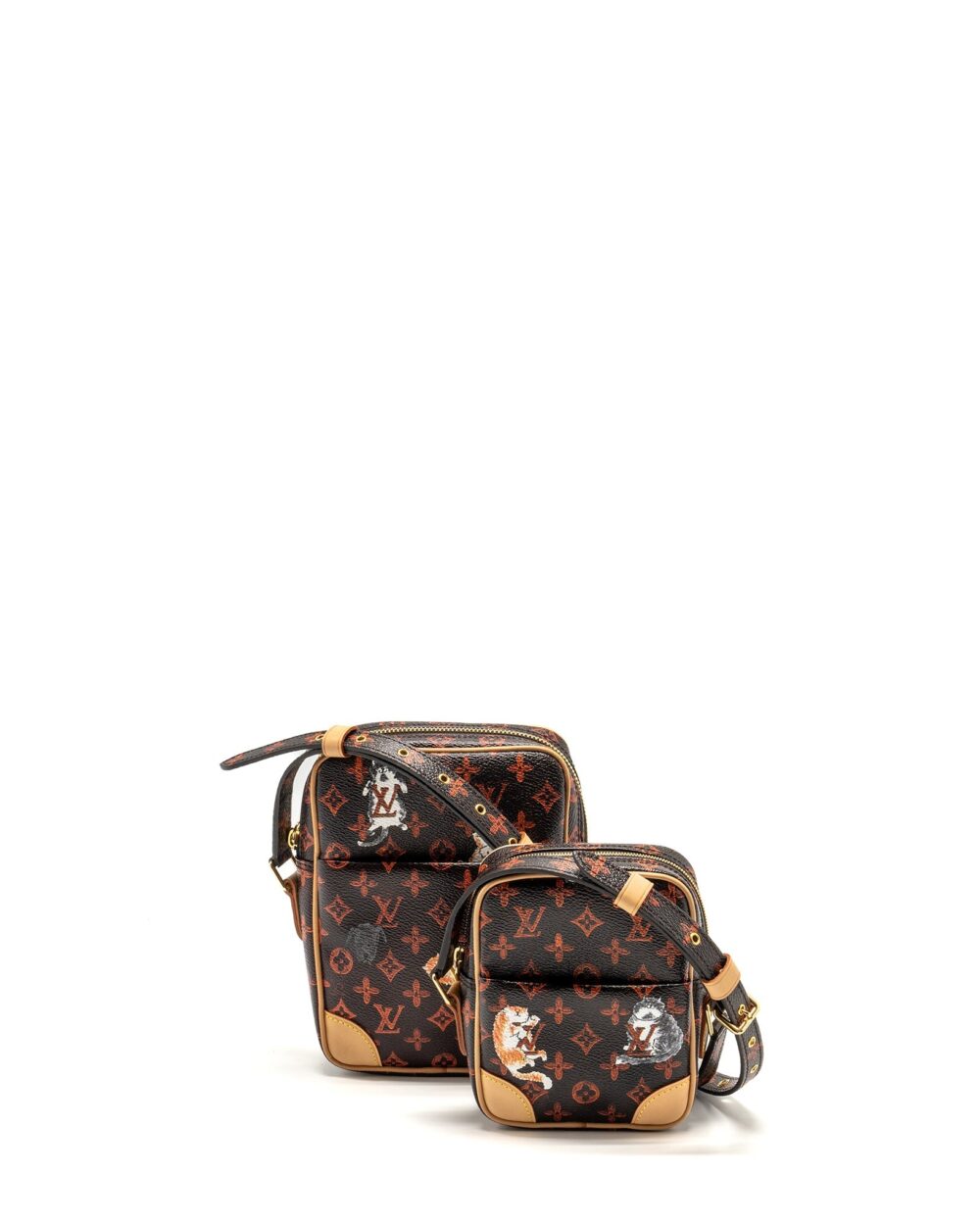 AAA Replica Louis Vuitton LV CATOGRAM PANAME SET MONOGRAM CANVAS MULTICOLOUR GHW