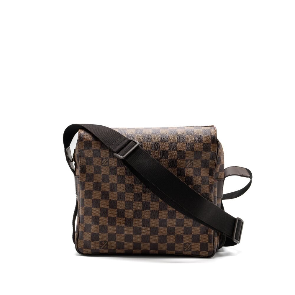AAA Replica Louis Vuitton LV MESSENGER CROSSBODY BAG DAMIER EBENE GHW