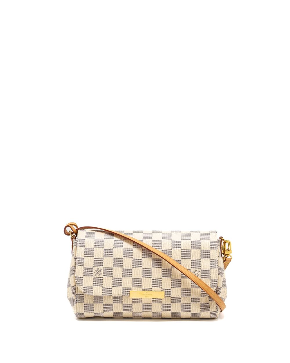 AAA Replica Louis Vuitton LV FAVORITE MM DAMIER AZUR CANVAS GHW