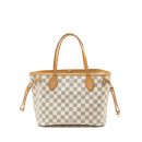 AAA Replica Louis Vuitton LV NEVERFULL PM DAMIER AZUR GHW