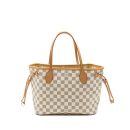 AAA Replica Louis Vuitton LV NEVERFULL PM DAMIER AZUR GHW