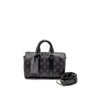AAA Replica Louis Vuitton LV KEEPALL BANDOULIERE 25 MONOGRAM ECLIPSE SHW