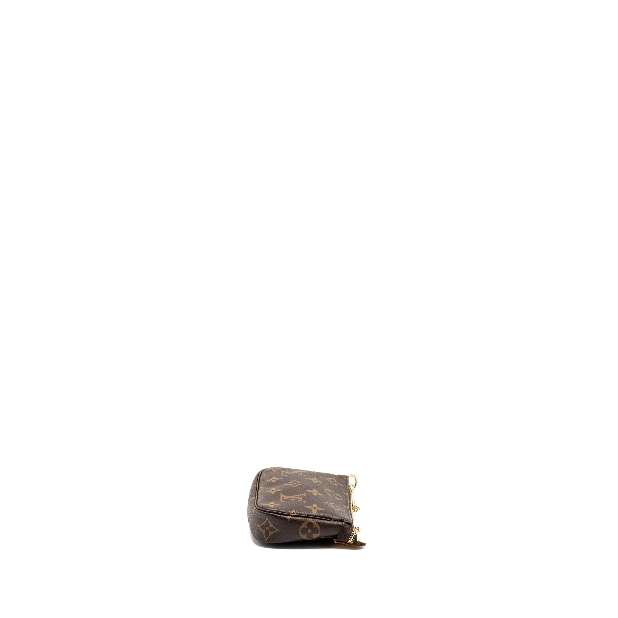 AAA Replica Louis Vuitton LV MINI POCHETTE ACCESSORIES MONOGRAM CANVAS GHW